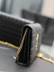 YSL cassandre black bag with gold chain 23x14x3cm - 3