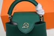 LV M21690 Capucines Green Bag 21x14x8cm - 6