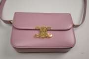 Celine Triomphe East-West Pink Bag 22x15.5x6cm - 5