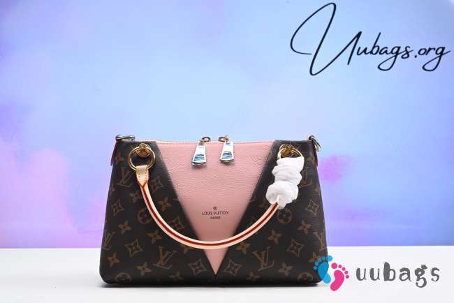 Louis Vuitton V Tote BB Rose Poudre Bag 26x17.5x10cm - 1