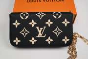 Louis Vuitton Félicie Pochette in black 21x12x3cm - 6