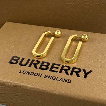 Burberry earrings gold 01