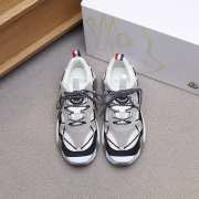 Moncler Compassor Trainers In Gray Sneakers - 3