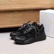 Moncler Compassor Lace-up Sneakers Black - 1