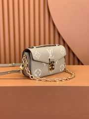 LV M46596 Pochette Metis East West In Gray 21.5x13x6.5cm - 5