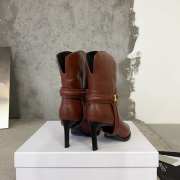 Celine Verneuil Triomphe Harness Low Boot In Calfskin Brown - 5