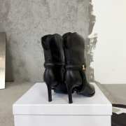 Celine Verneuil Triomphe Harness Low Boot In Calfskin Black - 6