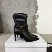 Celine Verneuil Triomphe Harness Low Boot In Calfskin Black - 4