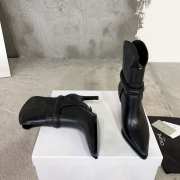 Celine Verneuil Triomphe Harness Low Boot In Calfskin Black - 3