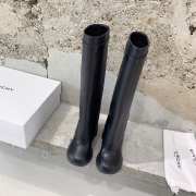 Givenchy Black Leather Shark Lock Boots - 4