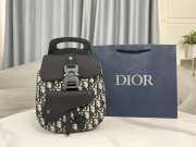 Dior Oblique Saddle Mini Gallop Black Backpack 19x27.5x11.5cm - 3