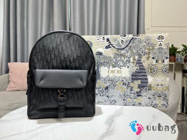 Dior Explorer Backpack In Black 30x42x14.5cm - 1