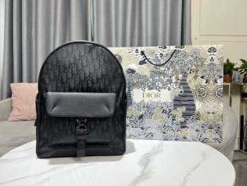 Dior Explorer Backpack In Black 30x42x14.5cm