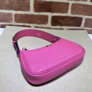 Gucci Aphrodite shoulder bag in pink 21x12x4cm - 4