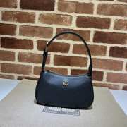 Gucci Aphrodite shoulder bag in black 21x12x4cm - 1