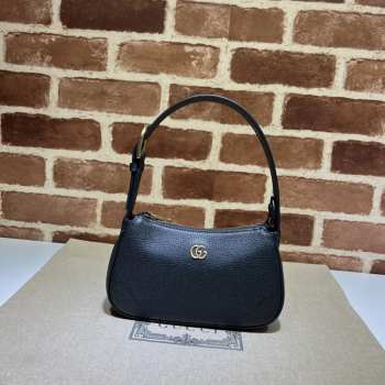 Gucci Aphrodite shoulder bag in black 21x12x4cm