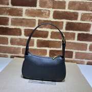 Gucci Aphrodite shoulder bag in black 21x12x4cm - 5