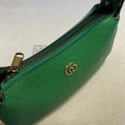 Gucci Aphrodite shoulder bag in green 21x12x4cm - 4