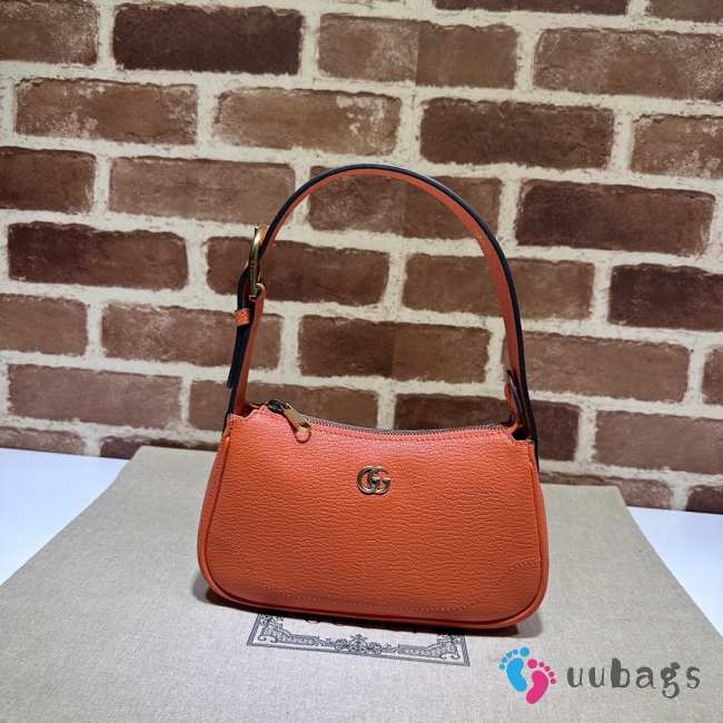 Gucci Aphrodite shoulder bag in orange 21x12x4cm - 1