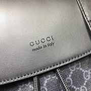  Gucci Soft GG Supreme Backpack In Black 34x42x16cm - 6