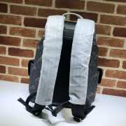 Gucci Soft GG Supreme Backpack In Gray 34x42x16cm - 5