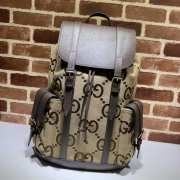 Gucci With Jumbo GG Backpack In Brown 34x42x16cm - 1