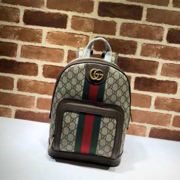 Gucci Ophidia GG small backpack in brown 22x29x15cm