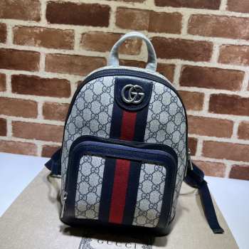 Gucci Ophidia GG small backpack in blue 22x29x15cm