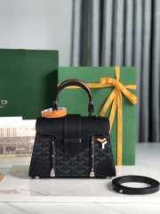 Goyard Saïgon Structural Nano Black Bag 14.5x11.5x7.5cm - 1