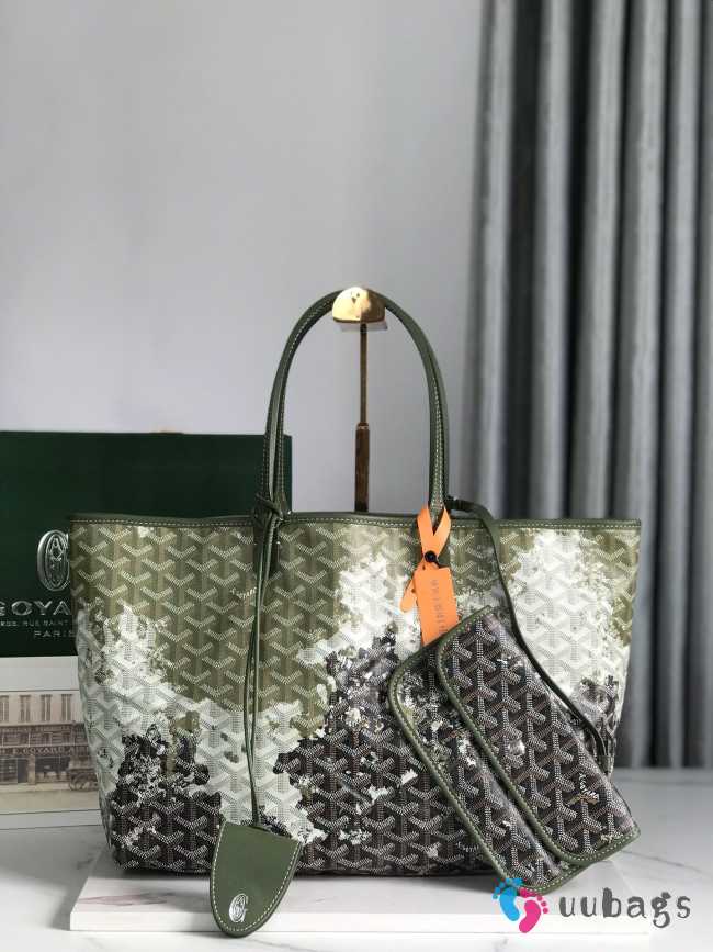 Goyard Saint Louis GM bag Canopée Khaki Bag  - 1