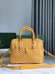 Goyard Ambassade Document Case In Yellow 35×7×27cm - 1