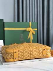 Goyard Ambassade Document Case In Yellow 35×7×27cm - 5