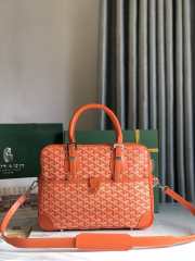 Goyard Ambassade Document Case In Orange 35×7×27cm - 1