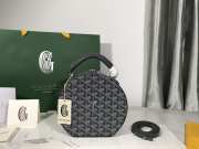 Goyard Goyardine Alto Round Box Bag 01 18x16.5x7cm - 1