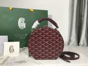 Goyard Goyardine Alto Round Box Bag 02 18x16.5x7cm - 2