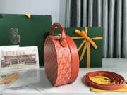 Goyard Goyardine Alto Round Box Bag 03 18x16.5x7cm - 3