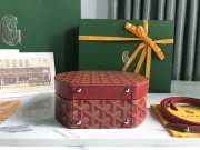 Goyard Goyardine Alto Round Box Bag 07 18x16.5x7cm - 3