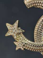 Chanel Double C Star Diamond Brooch - 3