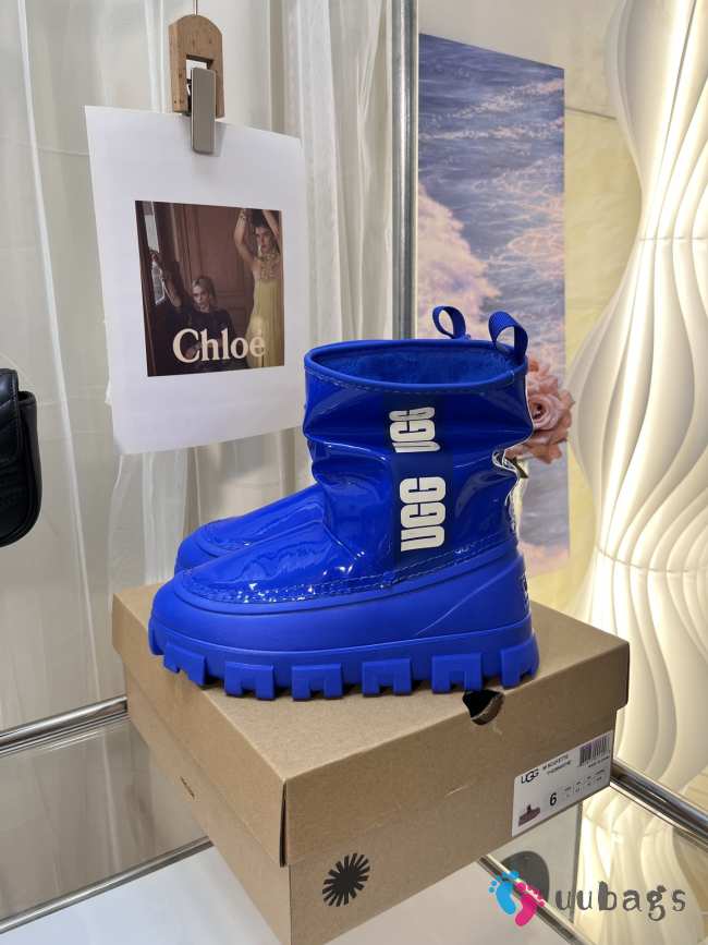 UGG Classic Brellah Mini Boot In Blue - 1