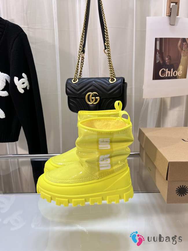 UGG Classic Brellah Mini Boot In Yellow - 1