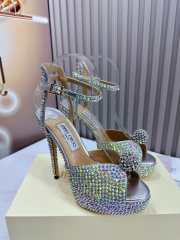 Jimmy Choo Sacora Crystal Embellished High Heel Sandals 13.5cm - 1