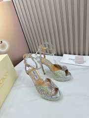 Jimmy Choo Sacora Crystal Embellished High Heel Sandals 13.5cm - 2