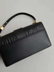 Dior 30 Montaigne East-West Bag Black Calfskin 21.5x12x6cm - 6