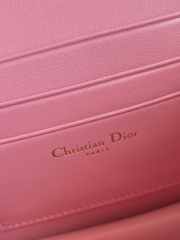 Dior Miss Caro Mini Bag Pink Macrocannage Lambskin 19x13x7.5cm - 5