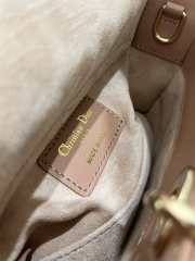 Dior Small Lady D-Joy Bag In Brown 16x5x9cm - 2