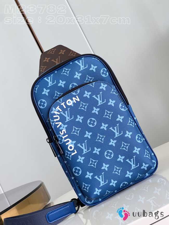 Louis Vuitton M23782 Avenue Slingbag NM Blue Bag 20x31x7cm - 1