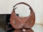 Versace Repeat Shoulder Bag Brown 40x8x28cm - 1