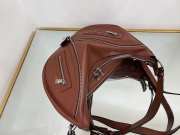 Versace Repeat Shoulder Bag Brown 40x8x28cm - 5