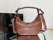 Versace Repeat Shoulder Bag Brown 29x5x18cm - 6