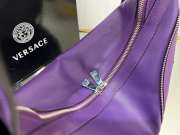 Versace Repeat Shoulder Bag Purple 40x8x28cm - 2